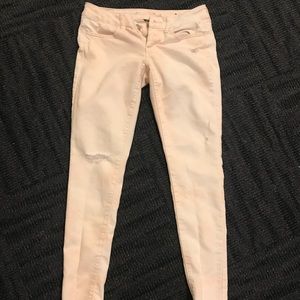 American Eagle pale pink jegging